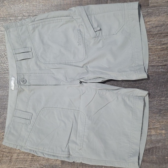 Marmot Pants - Marmot Hiking Shorts Women's Size 6 Khaki Grey Utility